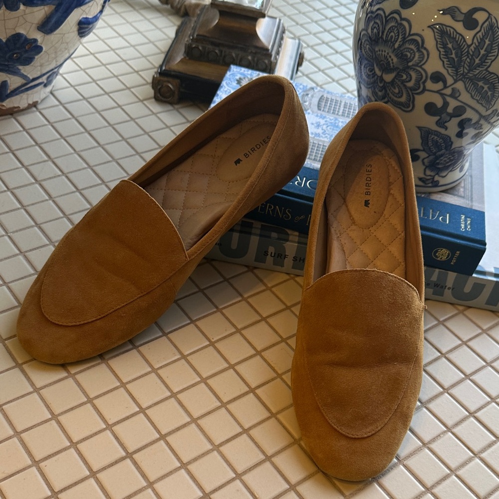 Birdies Women's Brown Suede Flats